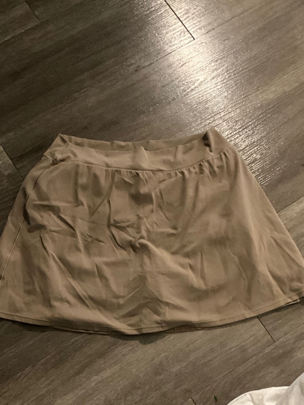 Basic A-Line Skirt in Taupe